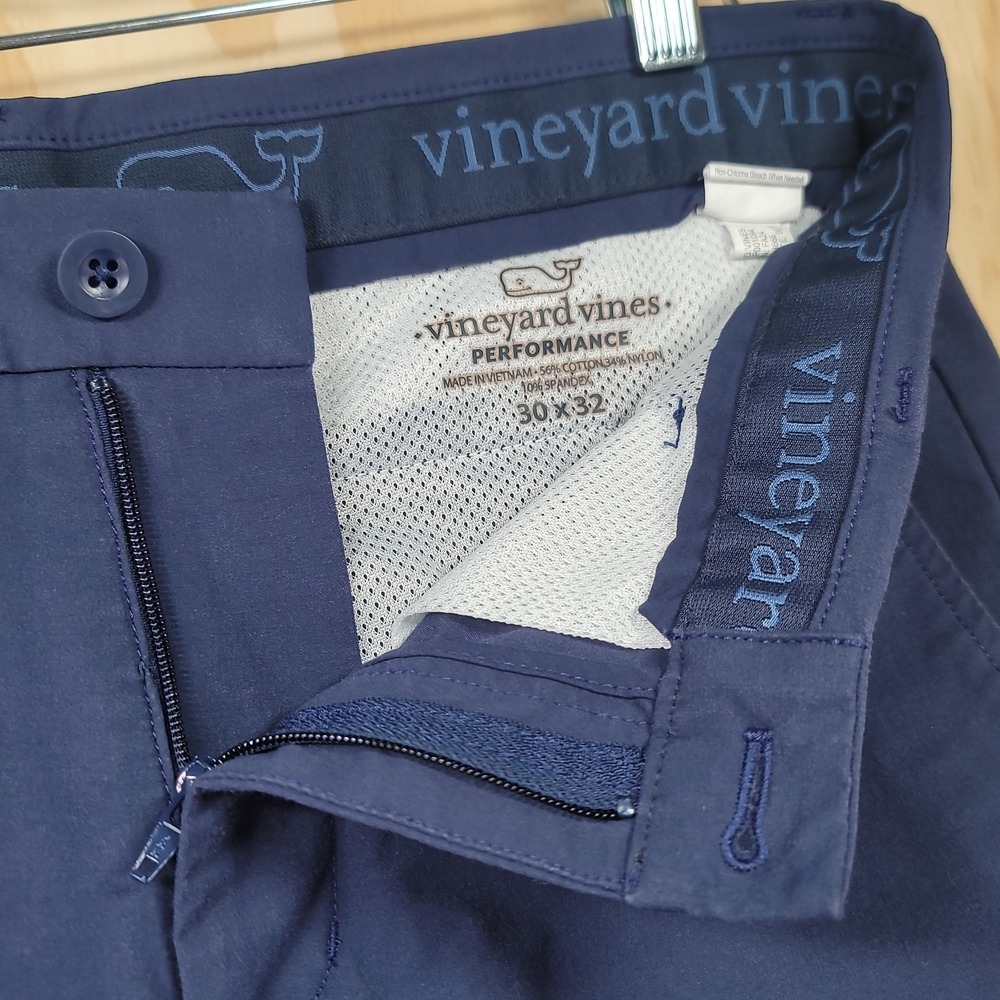 Vineyard Vines OTG Pants Men 31x31 Blue On The Go Performance Stretch Flex Golf - Picture 11 of 14